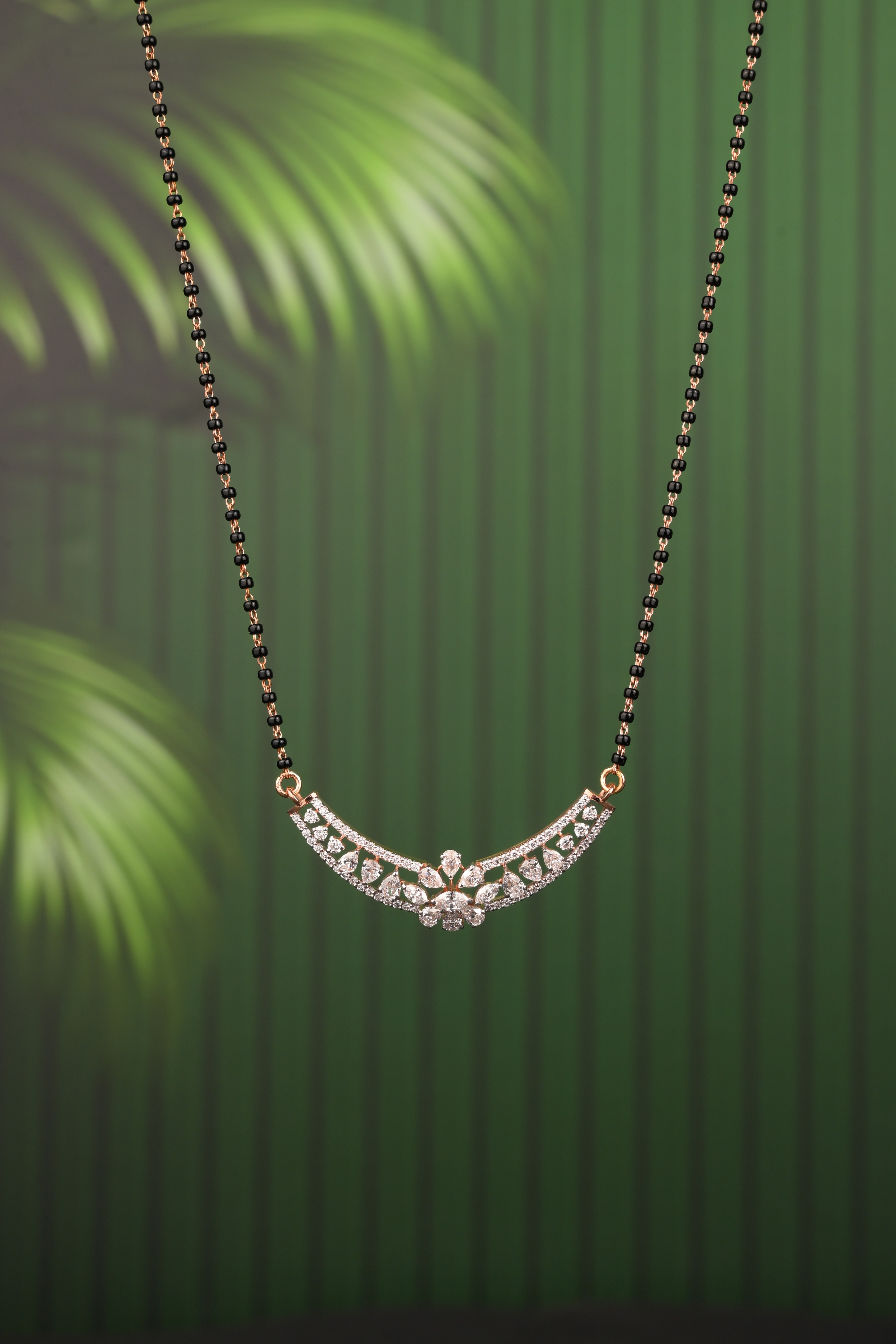 Brinda Gold and Diamonds - Classy Gleam Diamond Mangalsutra